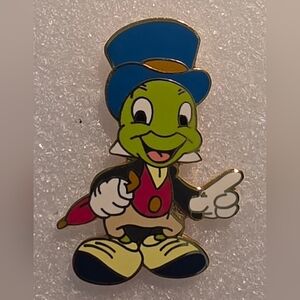 Disney Jiminy Cricket Pin - Blue, Green, Red